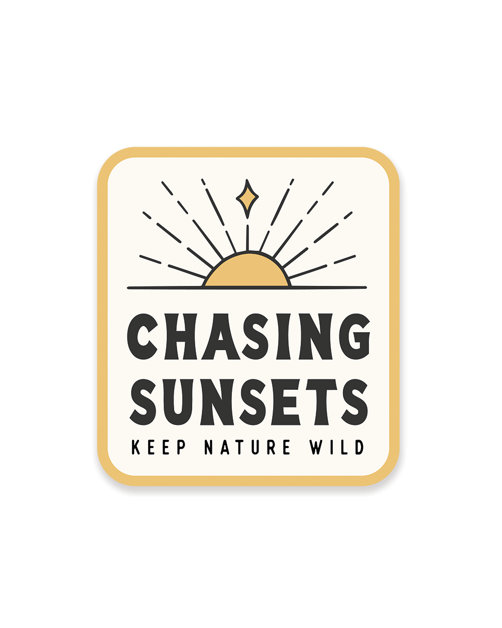 Chasing Sunsets | Sticker
