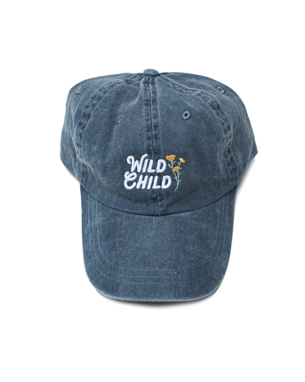Wild Child Dad Hat - Faded Navy